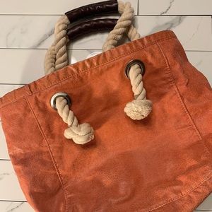Tommy Hilfiger shoulder Coral Purse Rope Handles